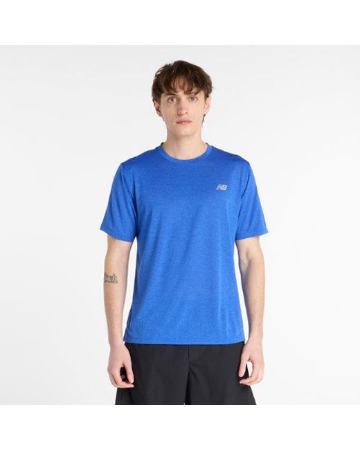 New Balance Blue Rc Essential T-Shirt for men