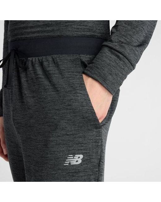 New Balance Black Rc Essential Heat Grid Jogger for men