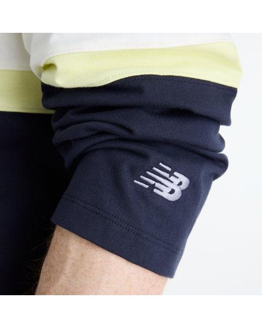 New Balance Blue Sport Legacy Rugby Shirt for men
