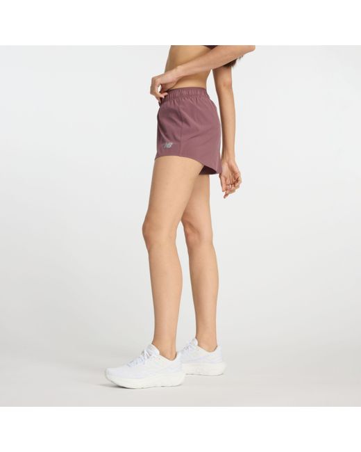 Rc short 3" in marrone di New Balance in Pink