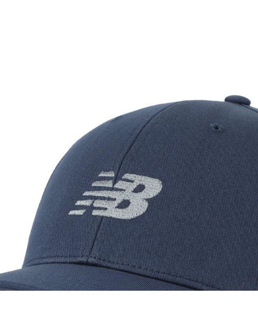 New Balance Blue 6 Panel Structured Snapback