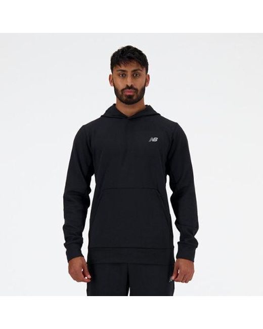 New Balance Blue Tech Knit Hoodie for men