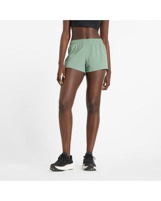 New Balance Green Rc Short 3"