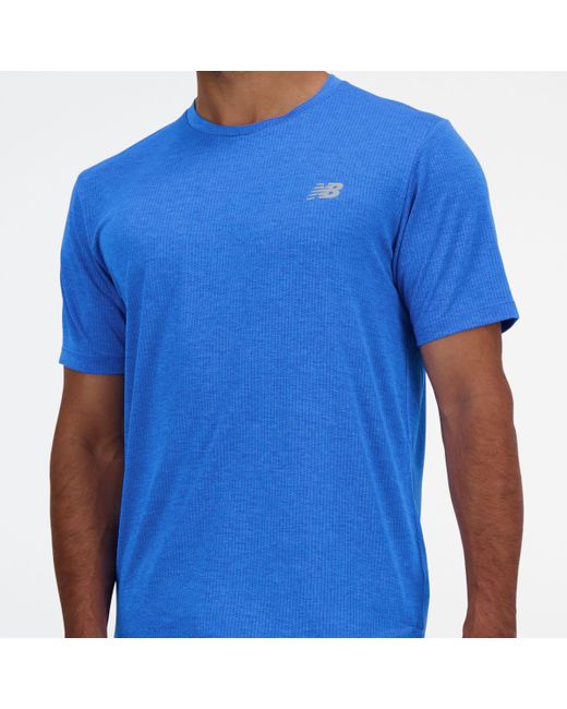 New Balance Blue Athletics T-shirt for men