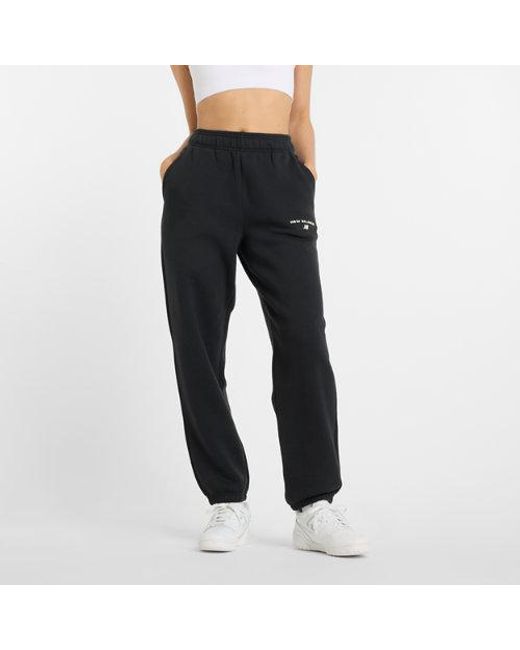 New Balance Black Reimagined Fleece Jogger
