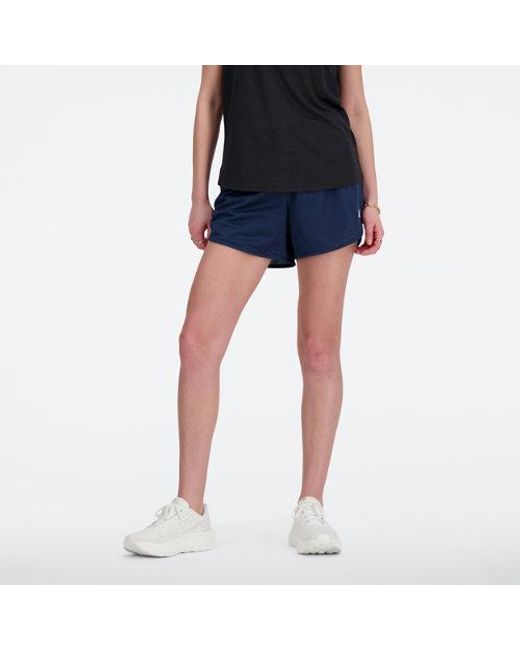 New Balance Blue Athletics Mesh Short