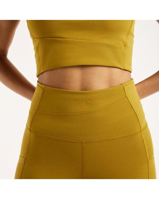 New Balance Yellow Rc Elite Storage Short 6"