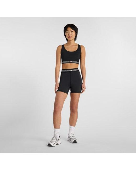 New Balance Blue Ac Fitted Short 5"