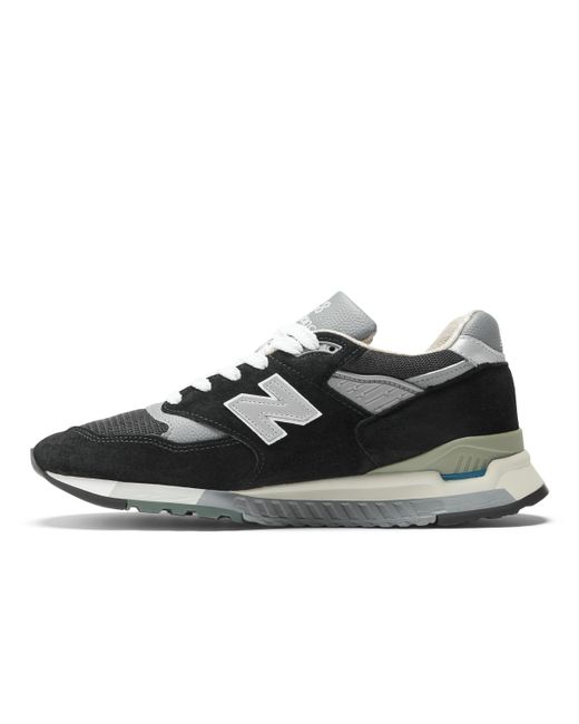 Made in usa 998 in nero/grigio di New Balance in Black