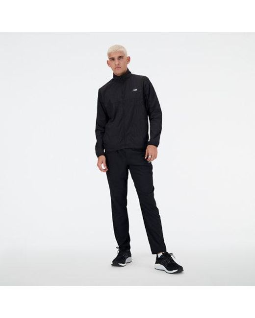 New Balance Blue Athletics Packable Jacket Jacket, Nylon for men