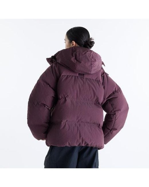 New Balance Purple Premium Puffer Jacket