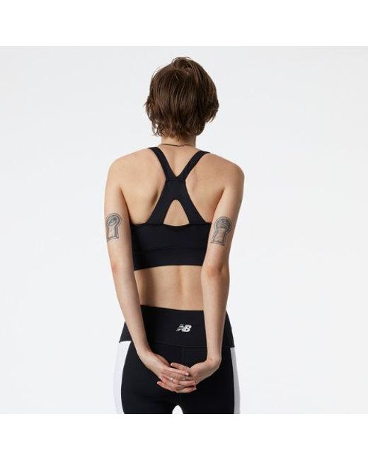 New Balance Black Nb Tech Training Fashion Bra