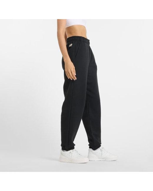New Balance Black Reimagined Fleece Jogger