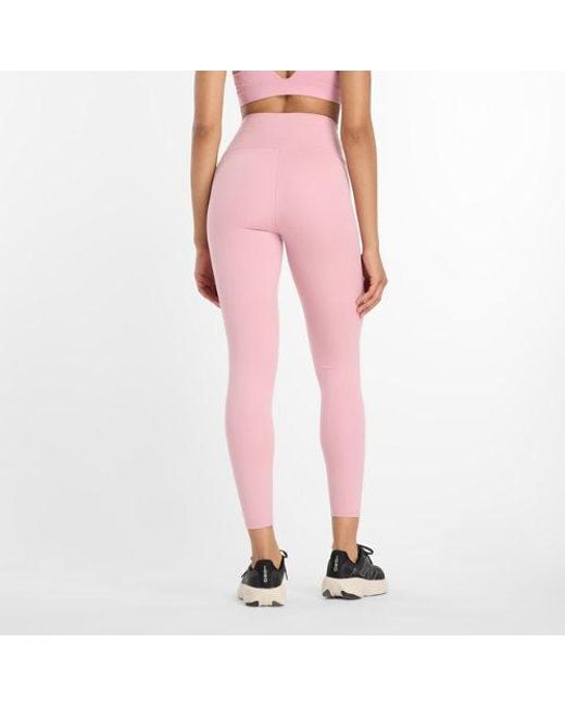 New Balance Pink Damen Nb Harmony High Rise Legging 25"