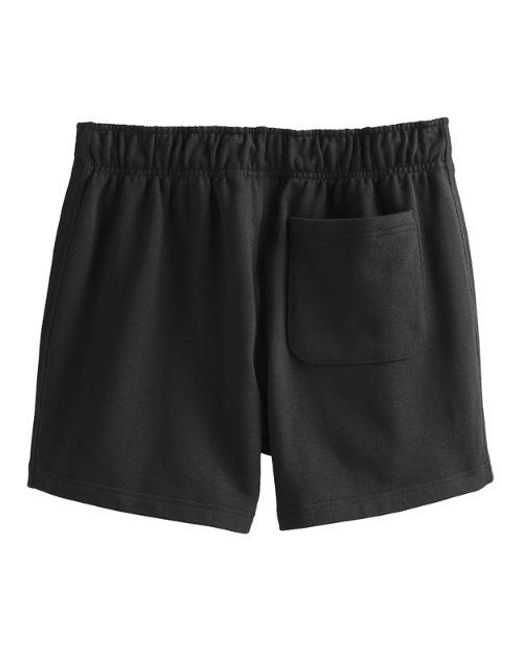 New Balance Black Athletics French Terry Short 5" for men