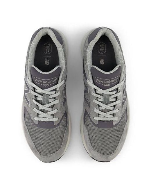 New Balance Gray Fresh Foam Walking 880 V6 for men