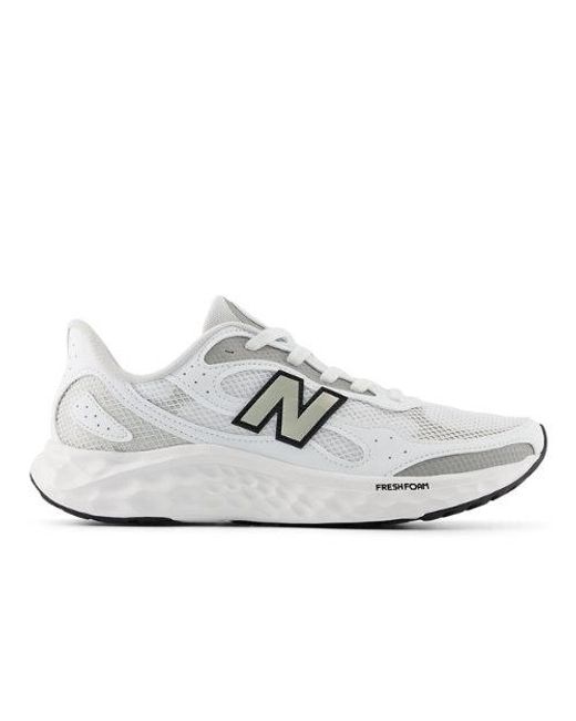 New Balance White Fresh Foam Arishi V4 Tiralux Running Shoes for men