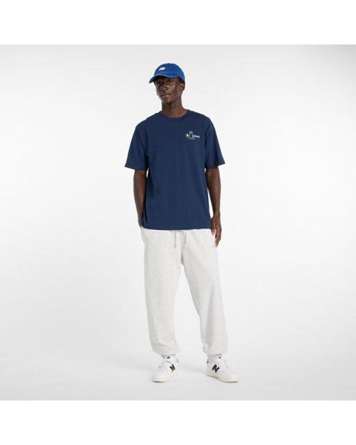 New Balance Blue Fountain T-Shirt for men