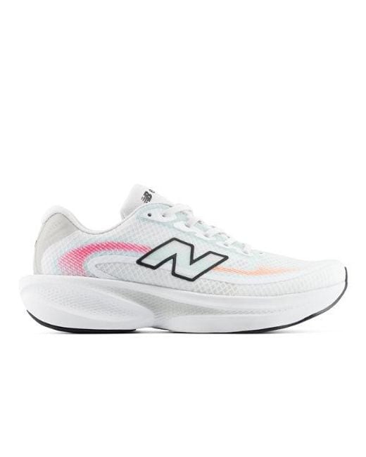 New Balance White Ellipse Breathe Running Shoes for men