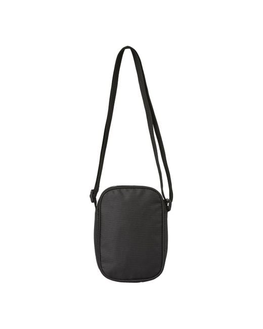 New Balance Opp Core Shoulder Bag In Black Nylon