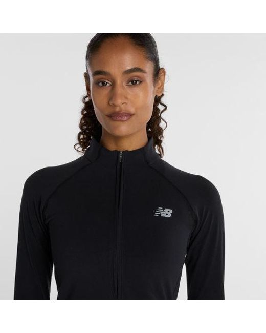 New Balance Black Nb Harmony Full Zip