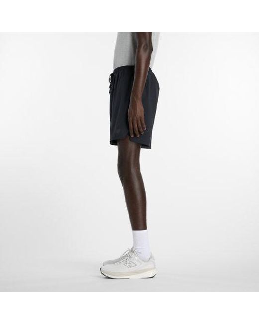 New Balance Black Rc Essential Short 7" for men