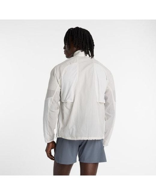 New Balance Gray Rc Jacket for men