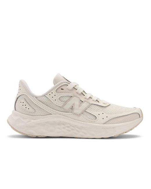 New Balance White Fresh Foam Arishi V4 Tiralux Running Shoes