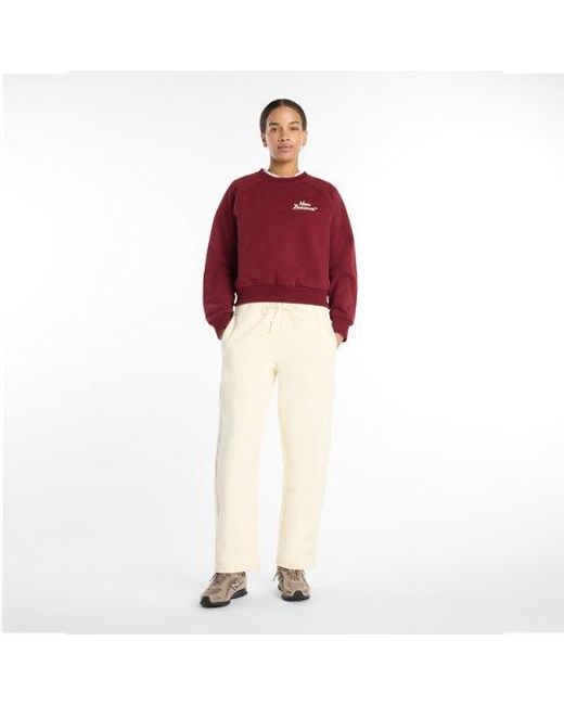 New Balance Red Lny Knit Pant