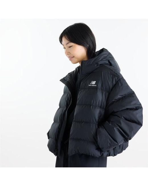 New Balance Blue Boston Puffer Jacket