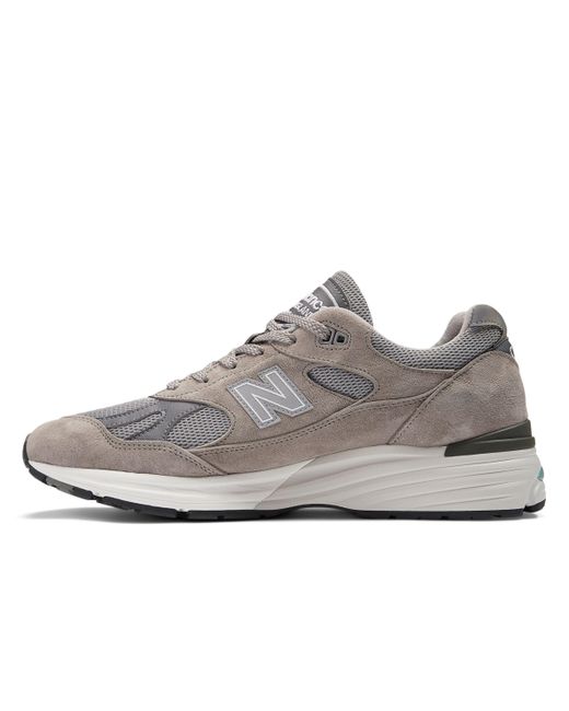 New Balance Gray Made In Uk 991v2 In Grey Suede/mesh