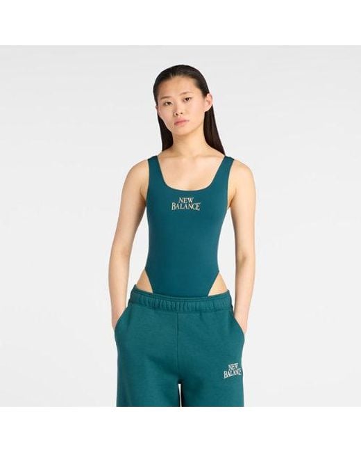 New Balance Blue Trackside Bodysuit