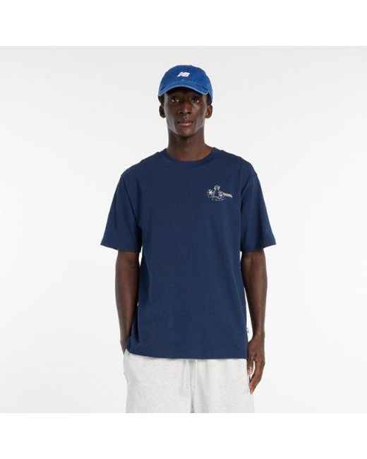 New Balance Blue Fountain T-Shirt for men