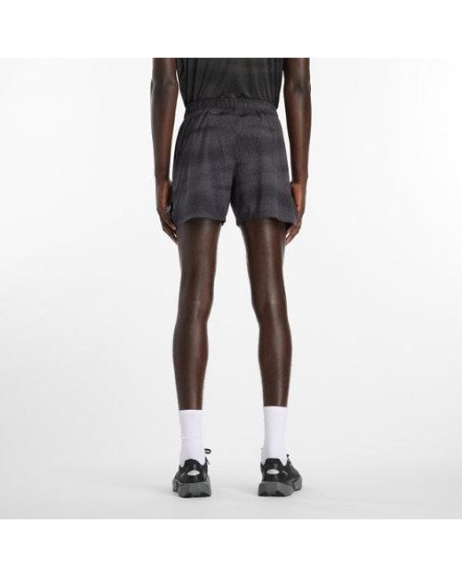 New Balance Black Rc Printed Short 5" for men
