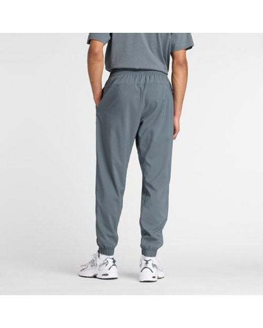 New Balance Blue Reimagined Woven Jogger for men
