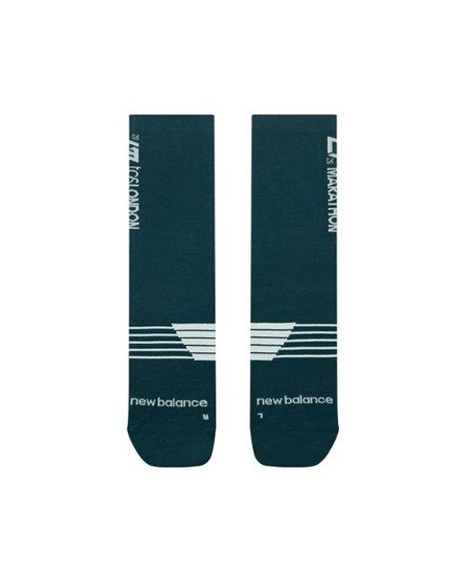 New Balance Green London Marathon Crew Sock