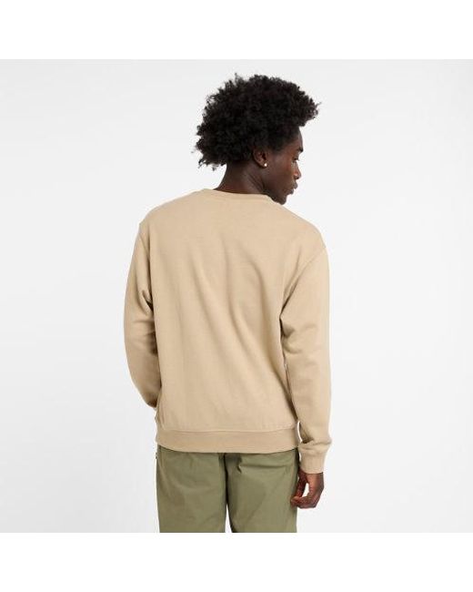 New Balance Herren Athletics French Terry Crew in Natural für Herren