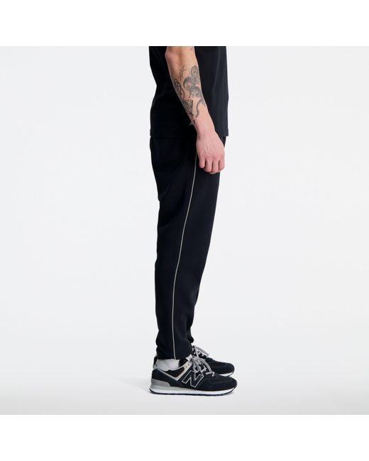 New Balance Essentials Winter Pant In Black Cotton for men