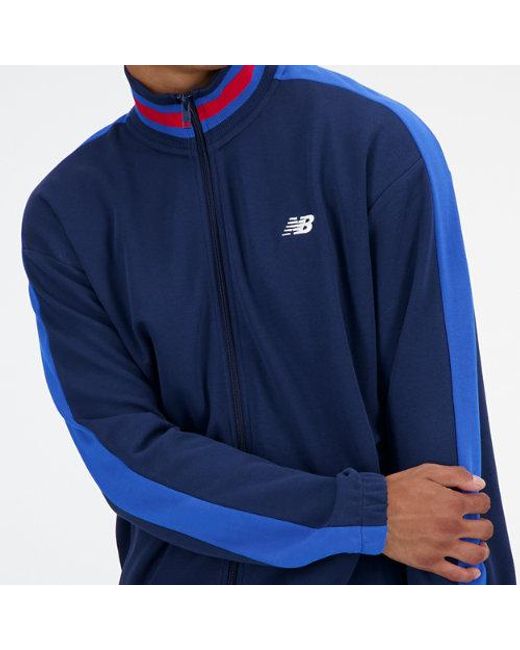 Homme Sportswear'S Greatest Hits Full Zip En, Cotton, Taille New Balance pour homme en coloris Blue