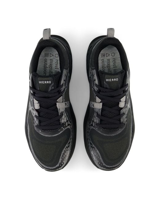 New Balance Black Foam X Hierro V8 Running Shoes for men