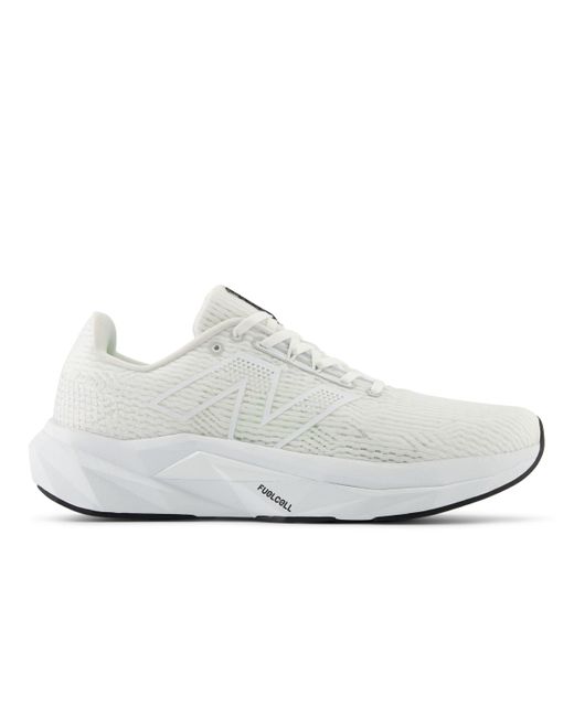 New Balance White Fuelcell Propel V5 Running Shoes for men