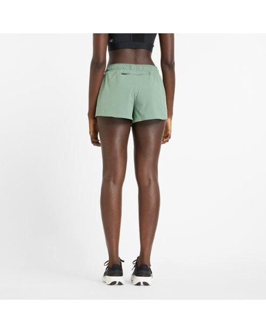 New Balance Green Rc Short 3"