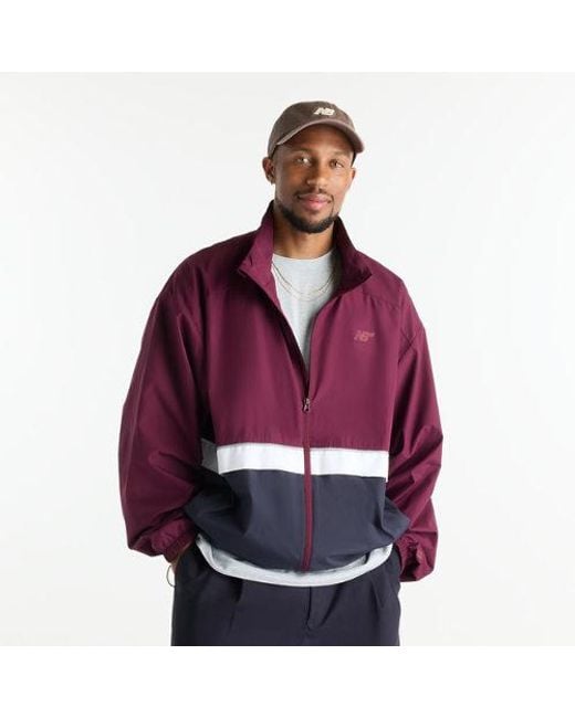 New Balance Purple Numeric Archive Jacket for men