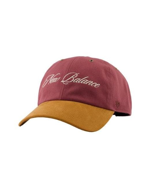 New Balance Red '47 Clean Up Canvas Hat