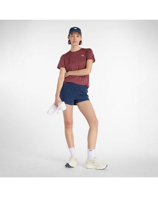 New Balance Purple Rc Essential T-Shirt