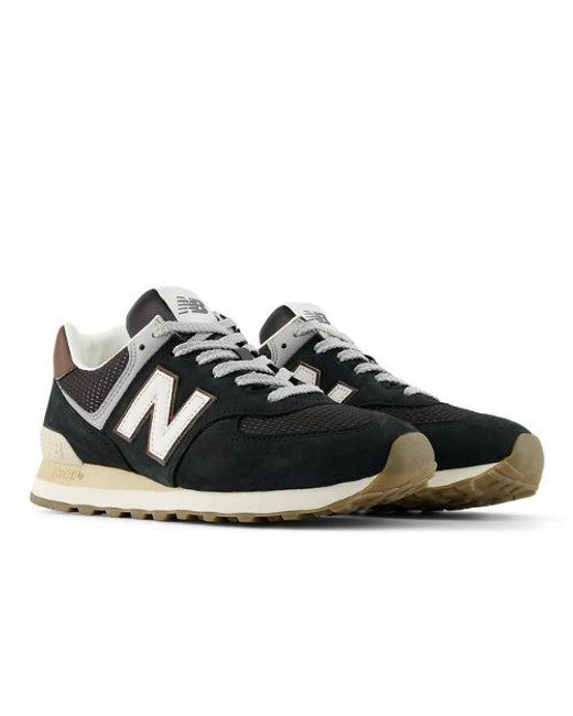 New Balance Black 574 Sneakers