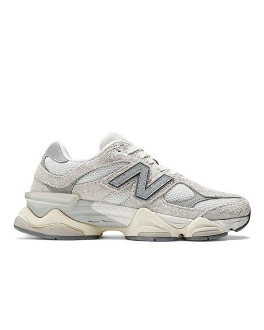 New Balance 9060 In White/grey Leather