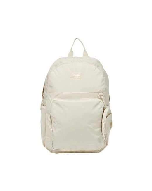 New Balance White Athletics Backpack