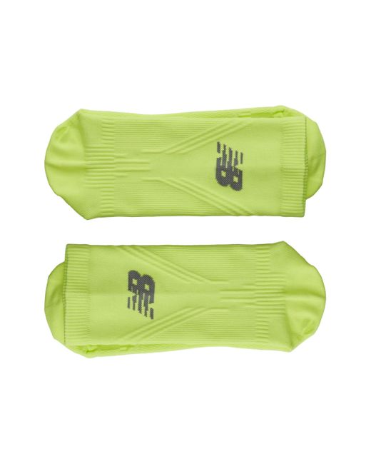 New Balance Run Foundation Flat Knit Midcalf In Green Nylon