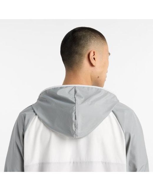 New Balance Gray Athletics Packable Jacket for men